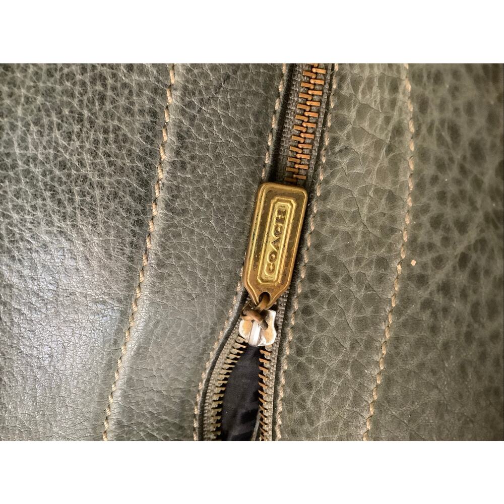 COACH Green Sonoma Leather Hobo Bag Shoulder Crossbody Purse Vintage 90s P8-5 - Picture 10 of 10